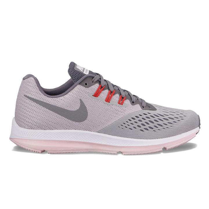 Nike Air Zoom Winflo 4 Women's Running Shoes, Size: 8.5, Grey (charcoal)