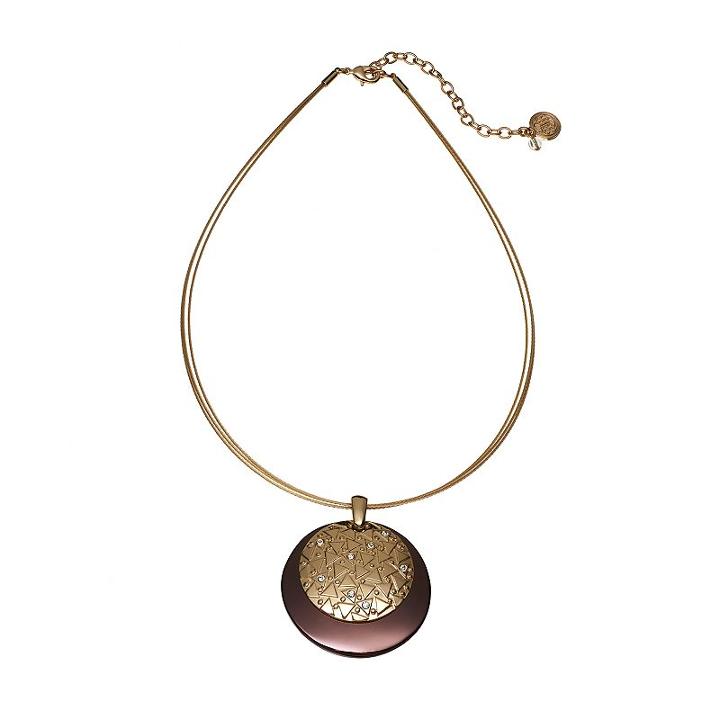 Dana Buchman Textured Disc Pendant Necklace, Teens, Ovrfl Oth