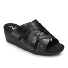 A2 By Aerosoles Flower Power Women's Wedge Sandals, Size: Medium (6.5), Grey (charcoal)