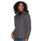 Women's Weathercast Quilted Jacket, Size: Xl, Dark Grey