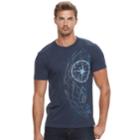 Men's Apt. 9&reg; Globular Graphic Tee, Size: Large, Blue (navy)