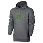 Men's Nike Fleece Logo Hoodie, Size: Large, Grey Other