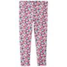 Baby Girl Carter's Printed Full-length Leggings, Size: 6 Months, Multi Floral