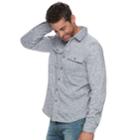 Men's Sonoma Goods For Life&trade; Sweater-fleece Shirt Jacket, Size: Xl, Grey