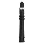 Kreisler Unisex Leather Watch Band - Tx49712bk, Size: 12mm, Black