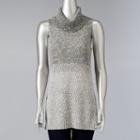Women's Simply Vera Vera Wang Ombre Cowlneck Sweater, Size: Medium, Grey Other