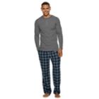 Men's Hanes Ultimate X-temp Waffle-weave Henley, Size: Medium, Med Grey