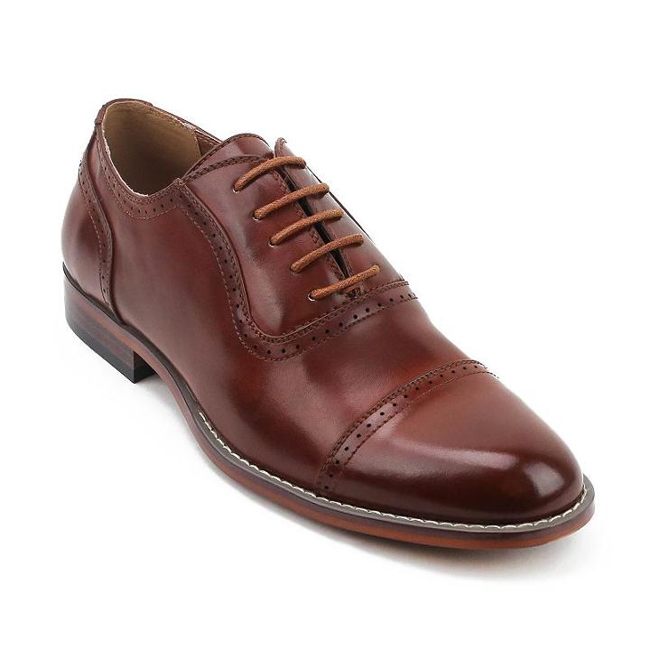 Xray Gent Men's Cap Toe Dress Shoes, Size: Medium (7), Brown
