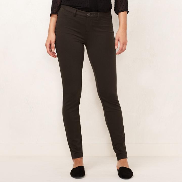 Women's Lc Lauren Conrad Knit Pants, Size: 6, Green