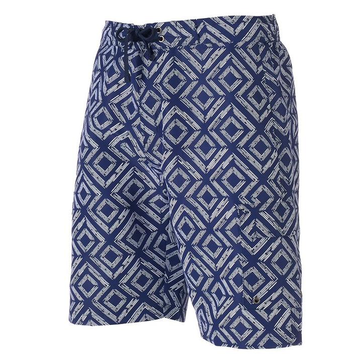 Men's Hemisphere Teslan Flex Cargo Board Shorts, Size: Medium, Black