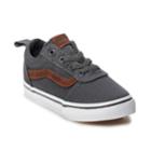 Vans Ward Toddler Slip On Skate Shoes, Size: 10 T, Dark Grey