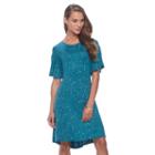 Women's Apt. 9&reg; High-low A-line Dress, Size: Xl, Turquoise/blue (turq/aqua)