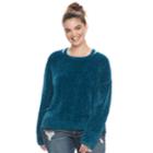 Juniors' Plus Size Mudd&reg; Cut-out Collar Sweater, Teens, Size: 3xl, Blue Other