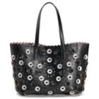 Mellow World Paloma Perforated Floral Tote, Women's, Natural
