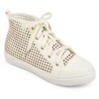 Journee Collection Nycole Women's High Top Shoes, Size: Medium (7), White