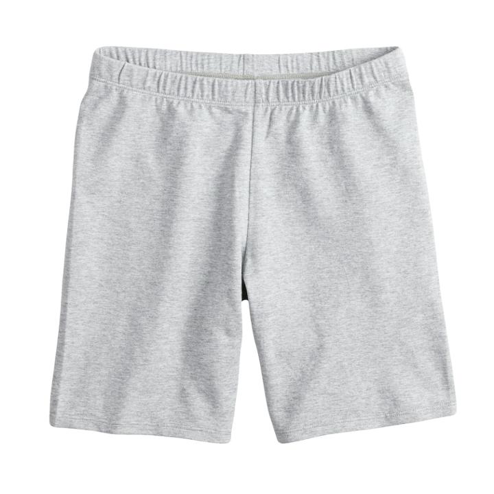 Girls 7-16 & Plus Size So&reg; Midi Bike Shorts, Size: 14, Med Grey