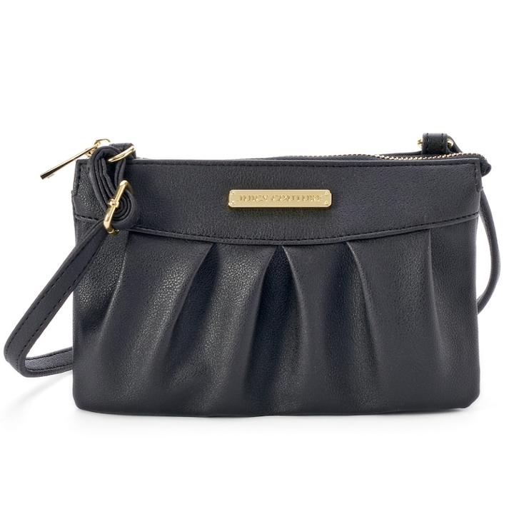 Juicy Couture Double Gusset Crossbody Bag, Women's, Black