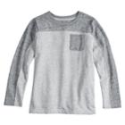 Boys 4-12 Sonoma Goods For Life&trade; Colorblock Pocket Tee, Size: 8, Med Grey