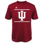 Boys 4-7 Adidas Indiana Hoosiers Sideline Energized Climalite Tee, Boy's, Size: S(4), Red