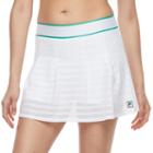 Women's Fila Sport&reg; Exposed Elastic Mesh Skort, Size: Medium, White