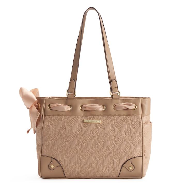 Juicy Couture Sweet Dreams Bow Satchel, Women's, Med Brown