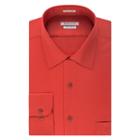 Big & Tall Van Heusen Regular-fit Solid Lux Sateen No-iron Spread-collar Dress Shirt, Men's, Size: 18.5 32/3b, Brt Orange