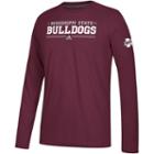 Men's Adidas Mississippi State Bulldogs Linear Bar Tee, Size: Large, Mst Red