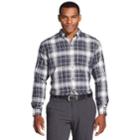 Men's Van Heusen Flex Classic-fit Non-iron Stretch Button-down Shirt, Size: Large, Med Blue