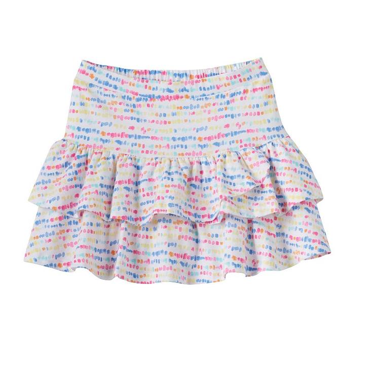 Girls 4-10 Jumping Beans&reg; Dolphin Hem Tiered Skort, Girl's, Size: 5, White