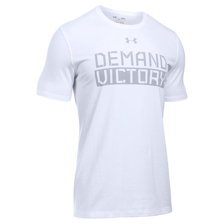 Men's Under Armour Demand Victory Tee, Size: Medium, White