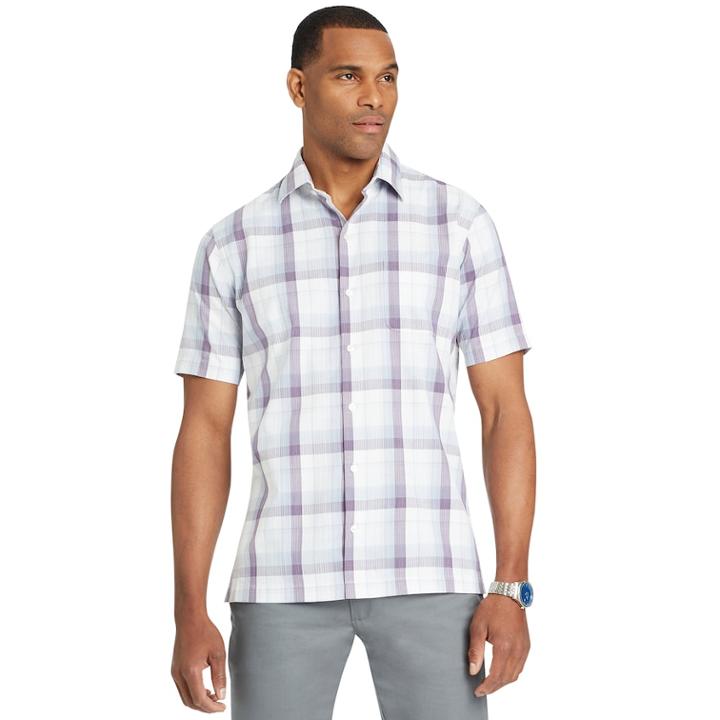 Men's Van Heusen Air Button-down Classic-fit Shirt, Size: Small, Purple