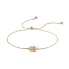 Lc Lauren Conrad Baguette Cluster Lariat Bracelet, Women's, Gold