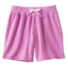 Girls 7-16 & Plus Size So&reg; Slubbed Soft Midi Shorts, Girl's, Size: 7-8, Med Purple