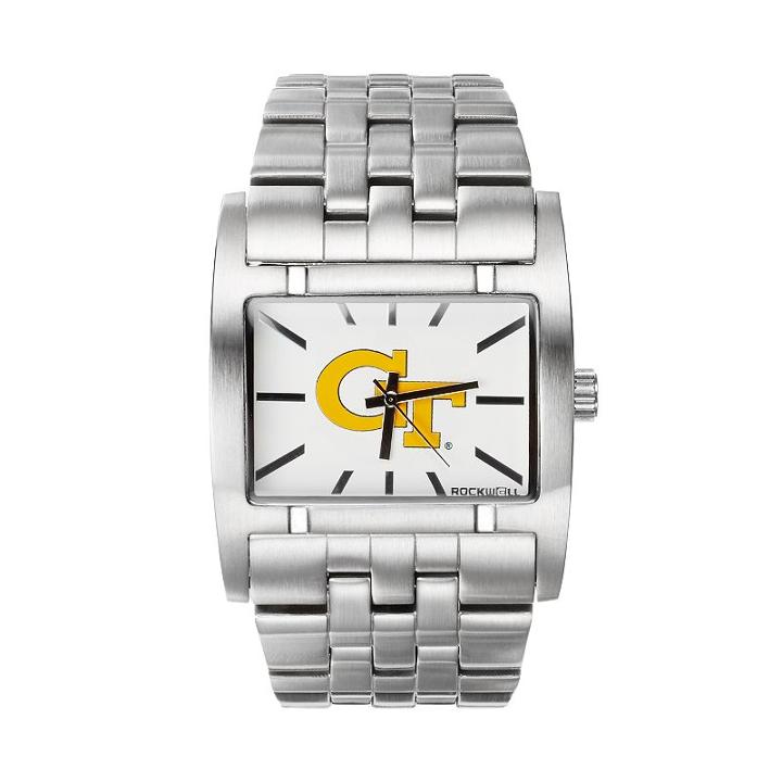 Rockwell Georgia Tech Yellow Jackets Apostle Stainless Steel Watch - Men, Silver