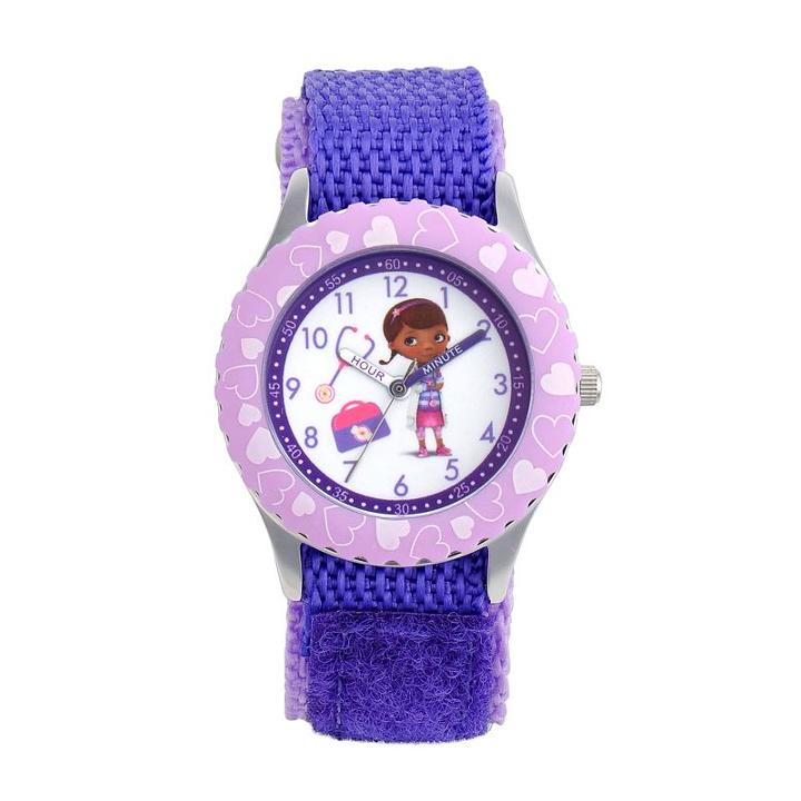 Disney's Doc Mcstuffins Kids' Time Teacher Watch, Girl's, Purple