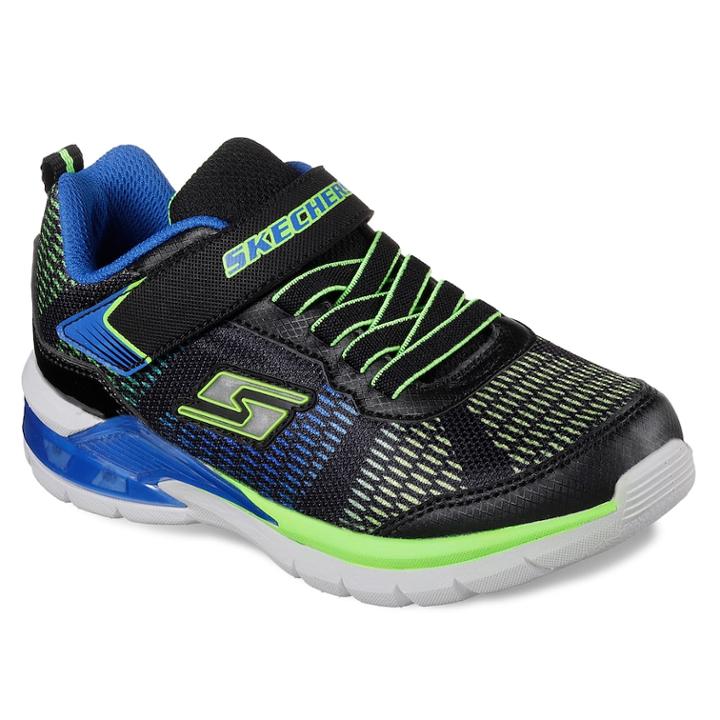 Skechers S Lights Erupters Ii Lava Waves Boys' Sneakers, Size: 11, Green
