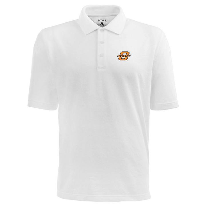 Men's Oklahoma State Cowboys Pique Xtra Lite Polo, Size: Xxl, White