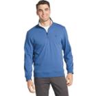Men's Izod Advantage Regular-fit Performance Quarter-zip Fleece Pullover, Size: Xl, Blue (navy)