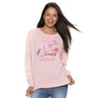 Disney's The Lion King Juniors' Burnout Top, Teens, Size: Large, Pink