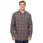 Big & Tall Sonoma Goods For Life&trade; Slim-fit Plaid Stretch Flannel Button-down Shirt, Men's, Size: Xxl Tall, Brown
