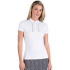 Women's Tail Audrey Short Sleeve Golf Top, Size: Large, White
