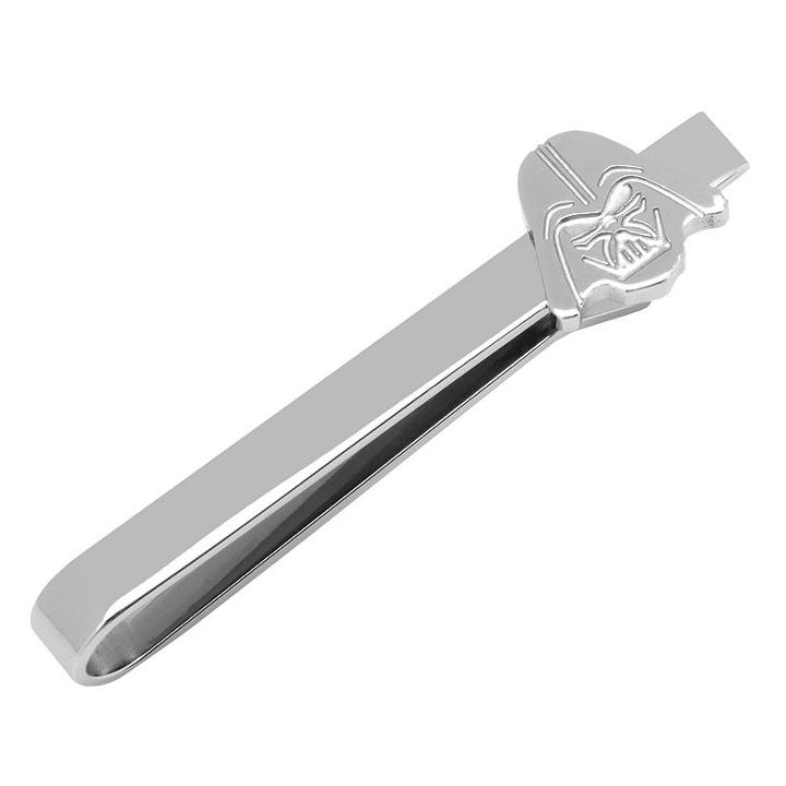 Star Wars Stainless Steel Darth Vader Tie Bar, Men's, Silver