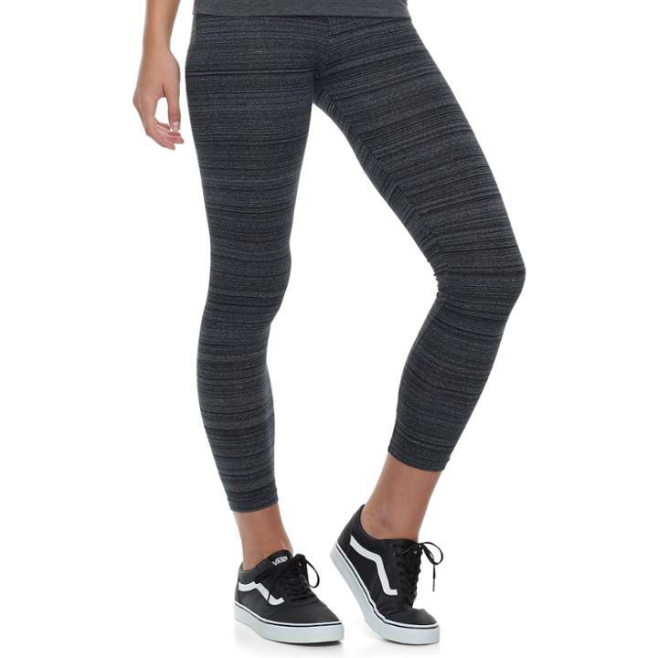 Juniors' So&reg; Long Leggings, Teens, Size: Xs, Oxford