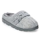 Women's Sonoma Goods For Life&trade; Sweater Clog Slippers, Size: Medium, Grey