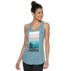 Women's Tek Gear&reg; Graphic Racerback Tank, Size: L Tall, Dark Blue