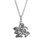 Fiora Sterling Silver Miami Hurricanes Team Logo Pendant Necklace, Women's, Size: 16, Grey