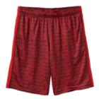 Husky Boys 8-20 Tek Gear&reg; Sky Striped Performance Athletic Shorts, Boy's, Size: Xl Husky, Med Red