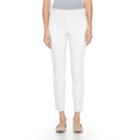 Women's Croft & Barrow&reg; Polished Pull-on Ankle Pants, Size: 4, White