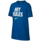 Boys 8-20 Nike My Rules, Size: Small, Blue