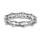 Stacks And Stones Sterling Silver Fleur-de-lis Stack Ring, Women's, Size: 8, Grey